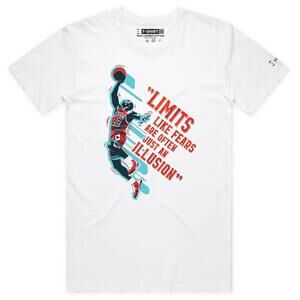Voiceart Michael Jordan No Limits Quote Basketball T-Shirt With Graphic